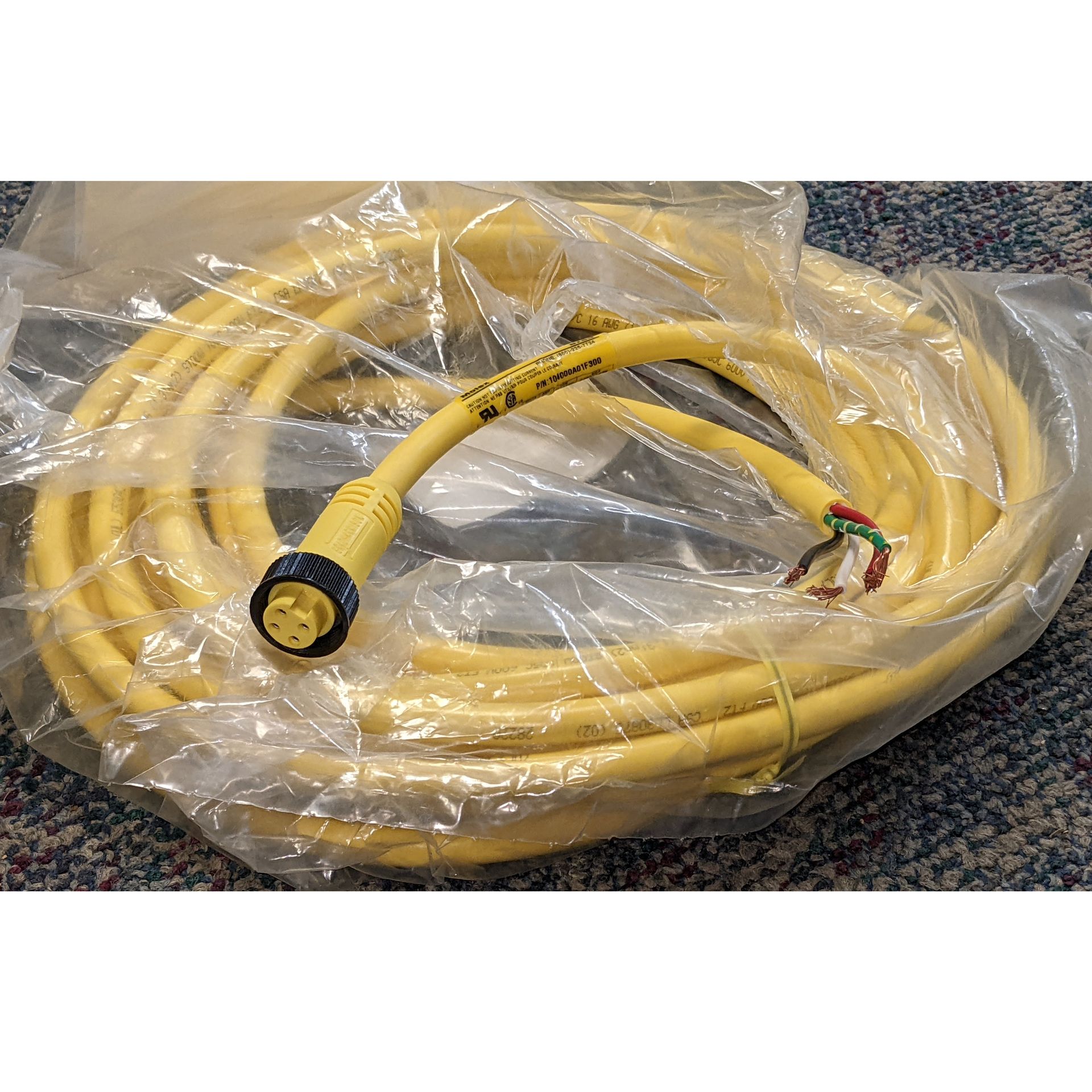 [4 PIN STRAIGHT CABLE ASSY 12'] WA82699