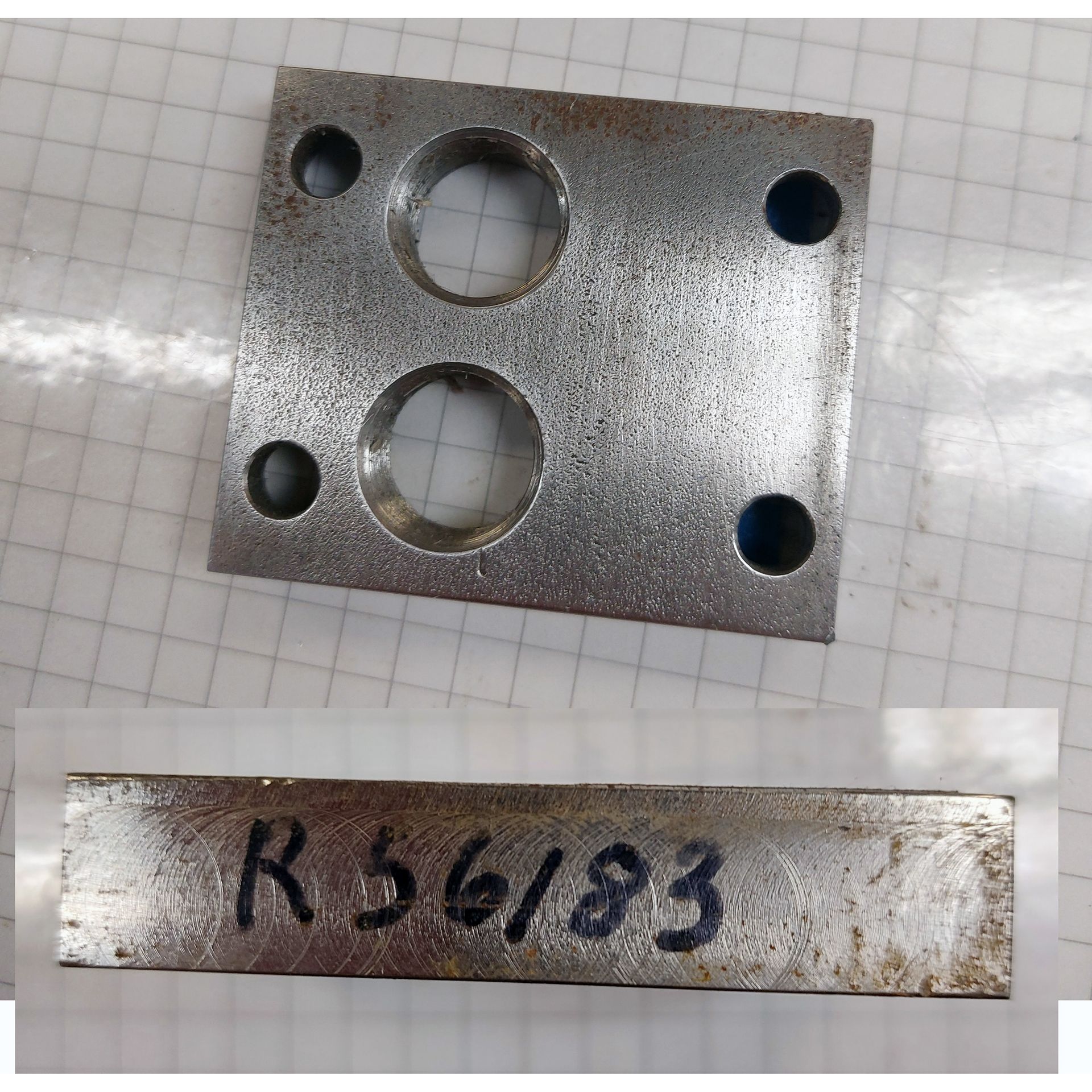 [BLOCK COVER CATCH PLATE] R56183