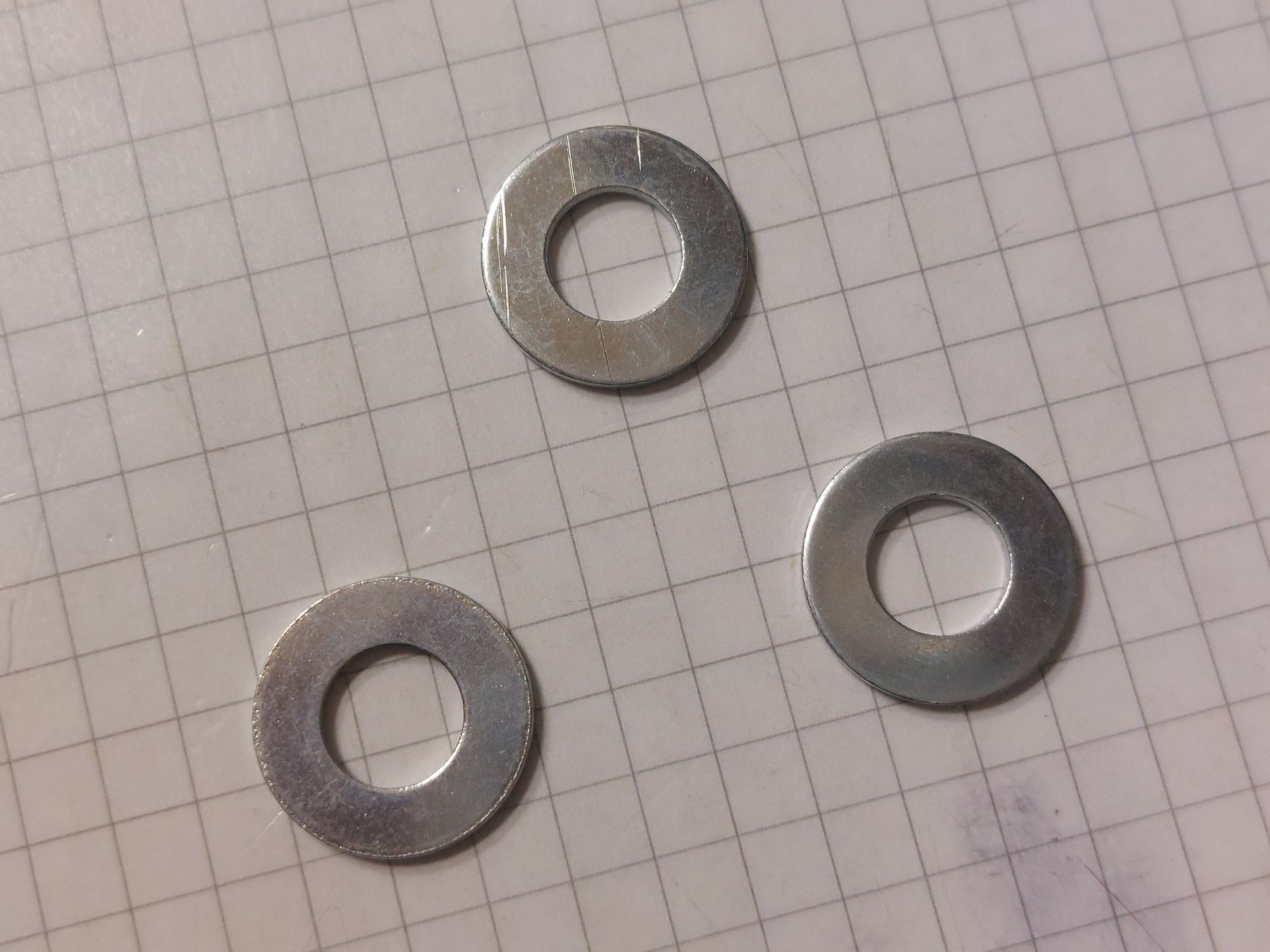 [FLAT WASHER 3/8" ZINC] WA19490