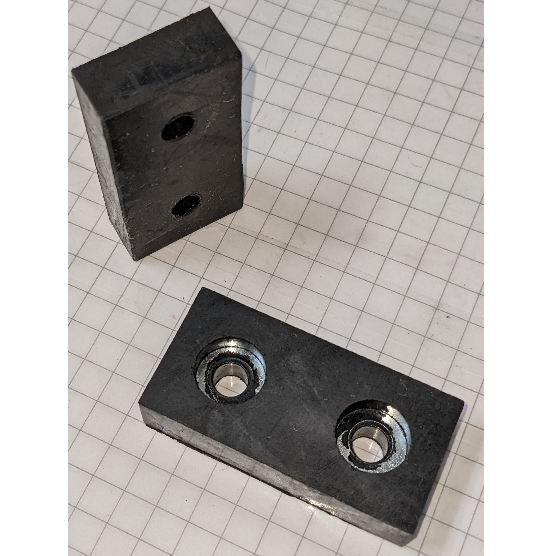 [RUBBER DOOR BUMPER 1-PIECE = 2-PARTS TO BE CUT IN HALF BY CUSTOMER] WA84366
