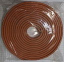 [HIGH-TEMP SILICONE FOAM STRIP; 1" wide x 3/16" thick x 15' long] WA85308-15'